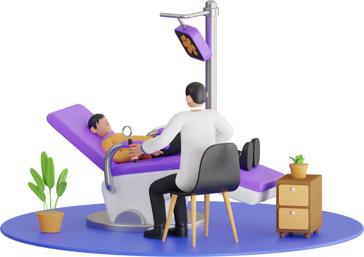 dentist 3d illustration