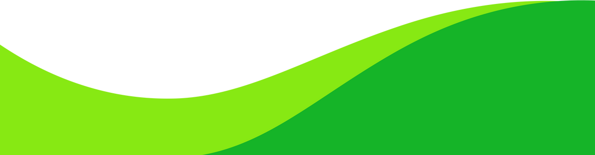 green wave banner and bottom bar